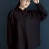 Falka Shirt Kode 14991 Black - Image 2