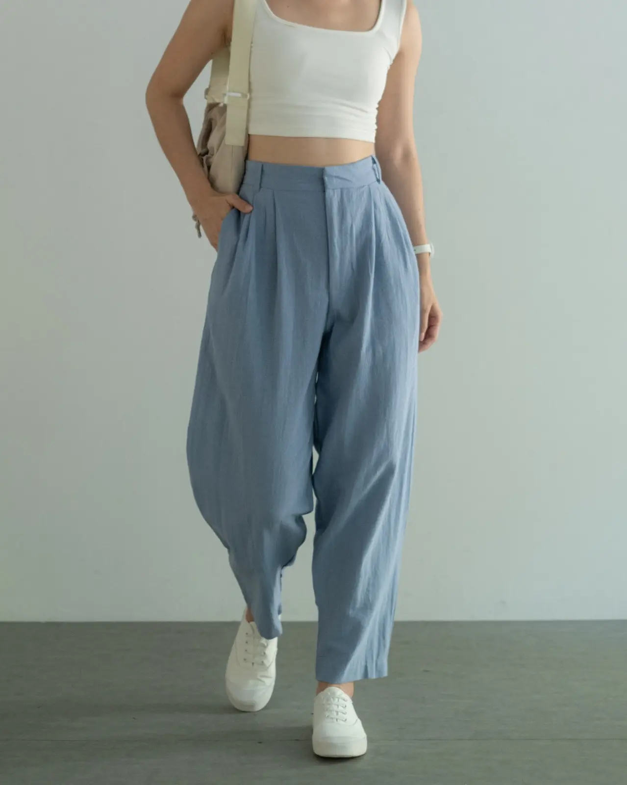 Amy Barrel Pants Blue - Image 2