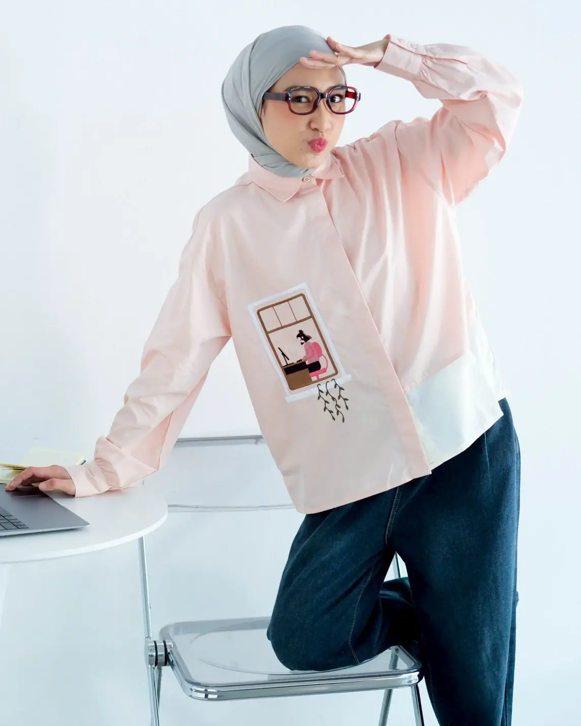 Gashi Shirt Pink - Image 4