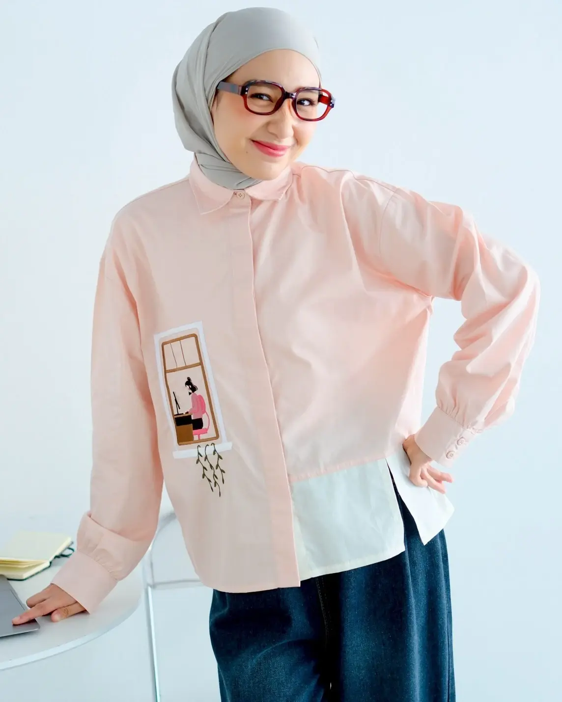Gashi Shirt Pink - Image 3