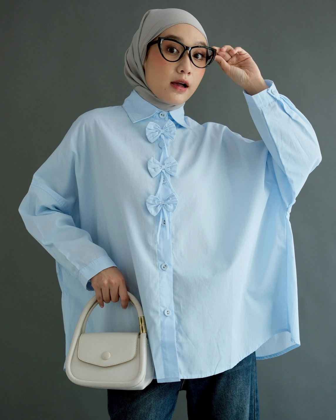 Ilvie Shirt Kode J018 Blue
