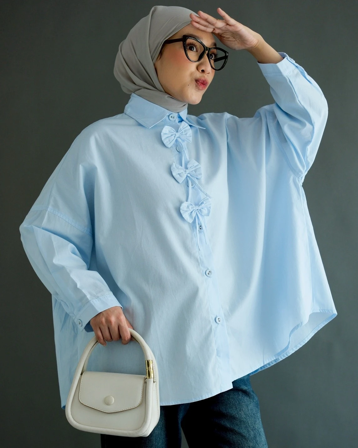 Ilvie Shirt Kode J018 Blue - Image 4