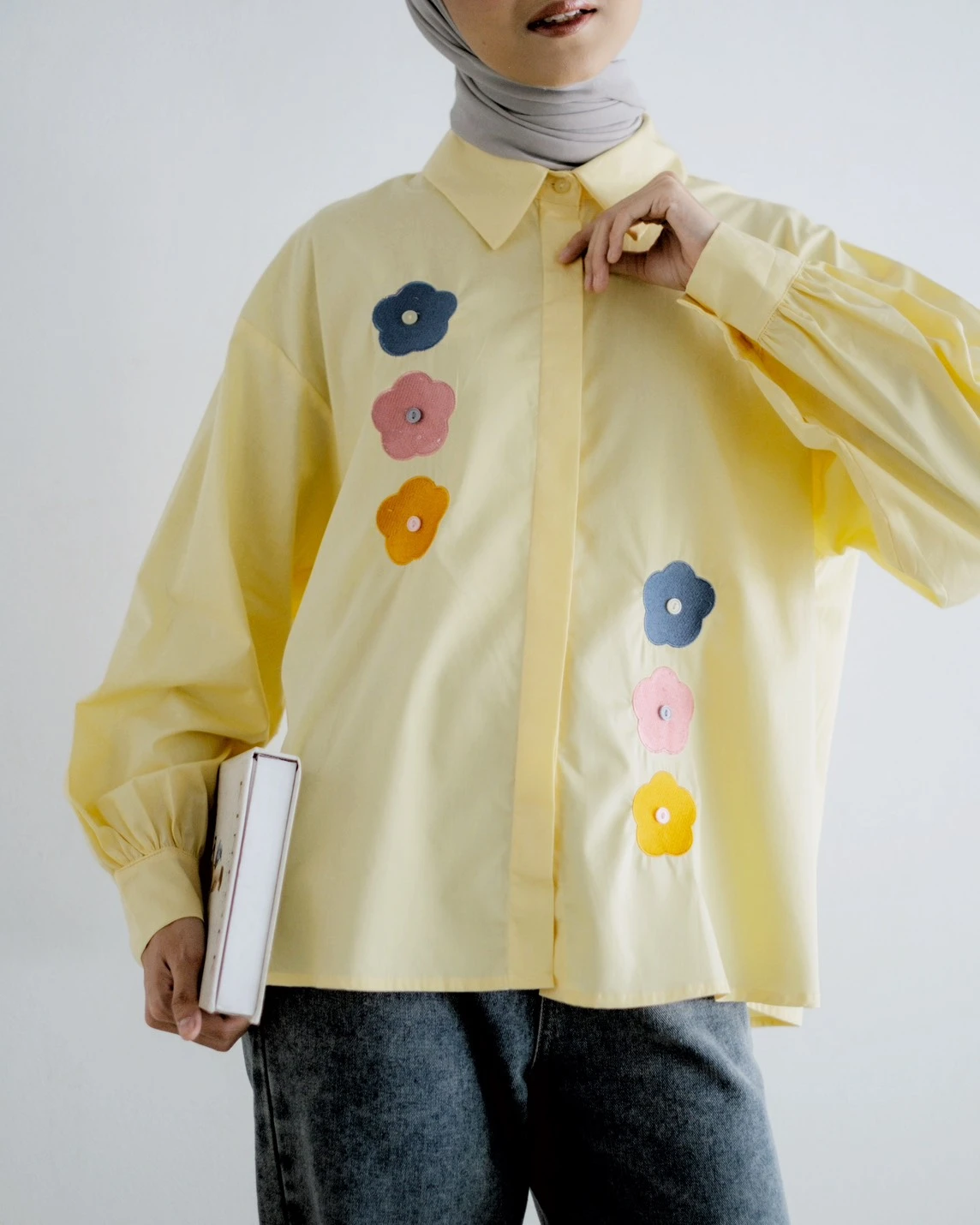 Josha Shirt Kode 20343 Yellow - Image 4