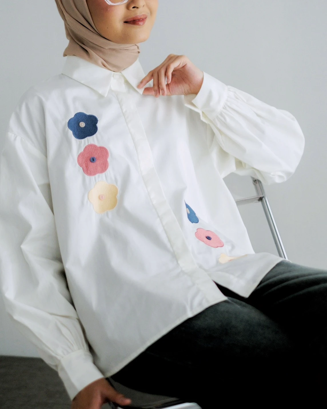 Josha Shirt Kode 20343 Broken White - Image 4