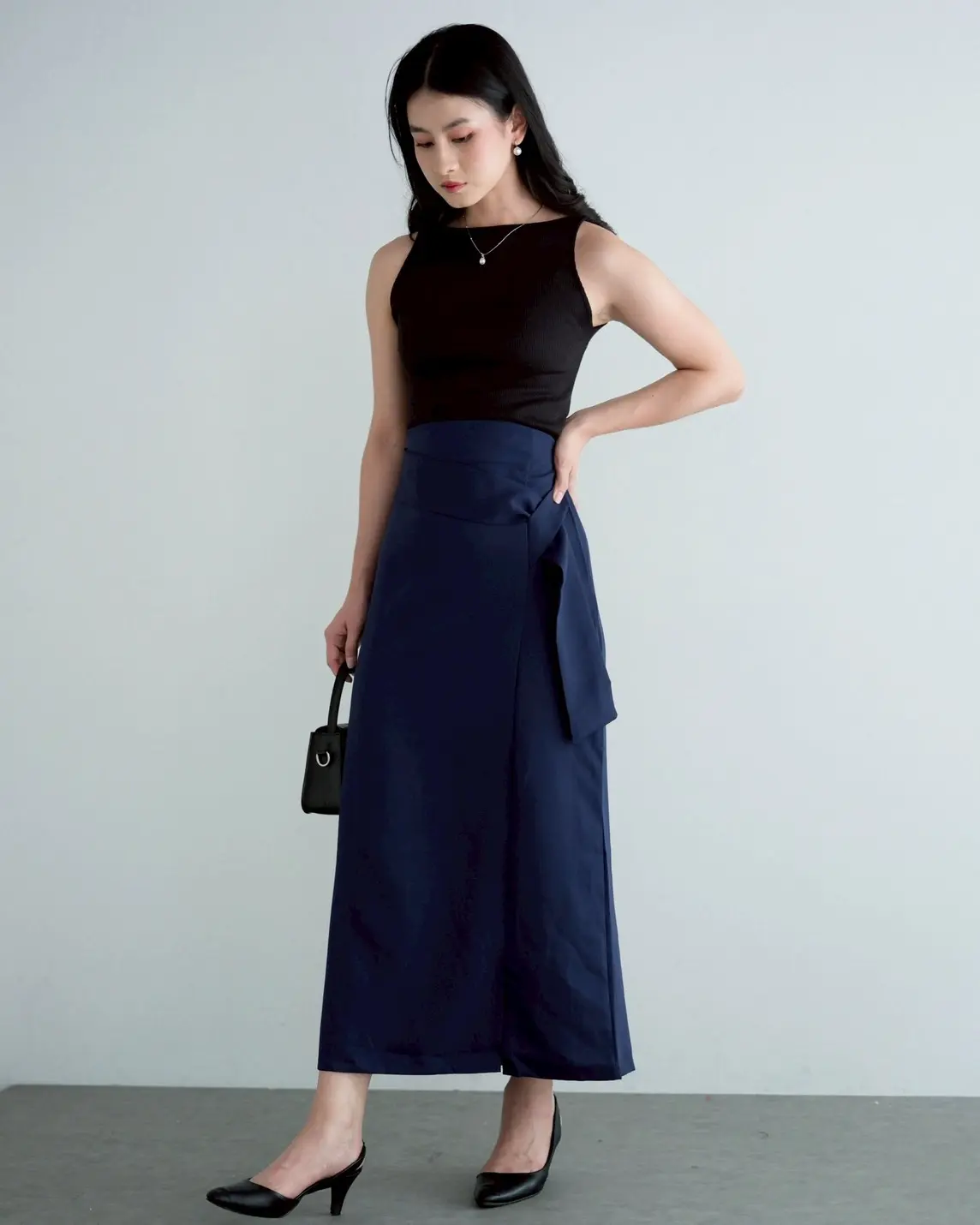 Melanie Skirt Kode V3347 Navy - Image 6