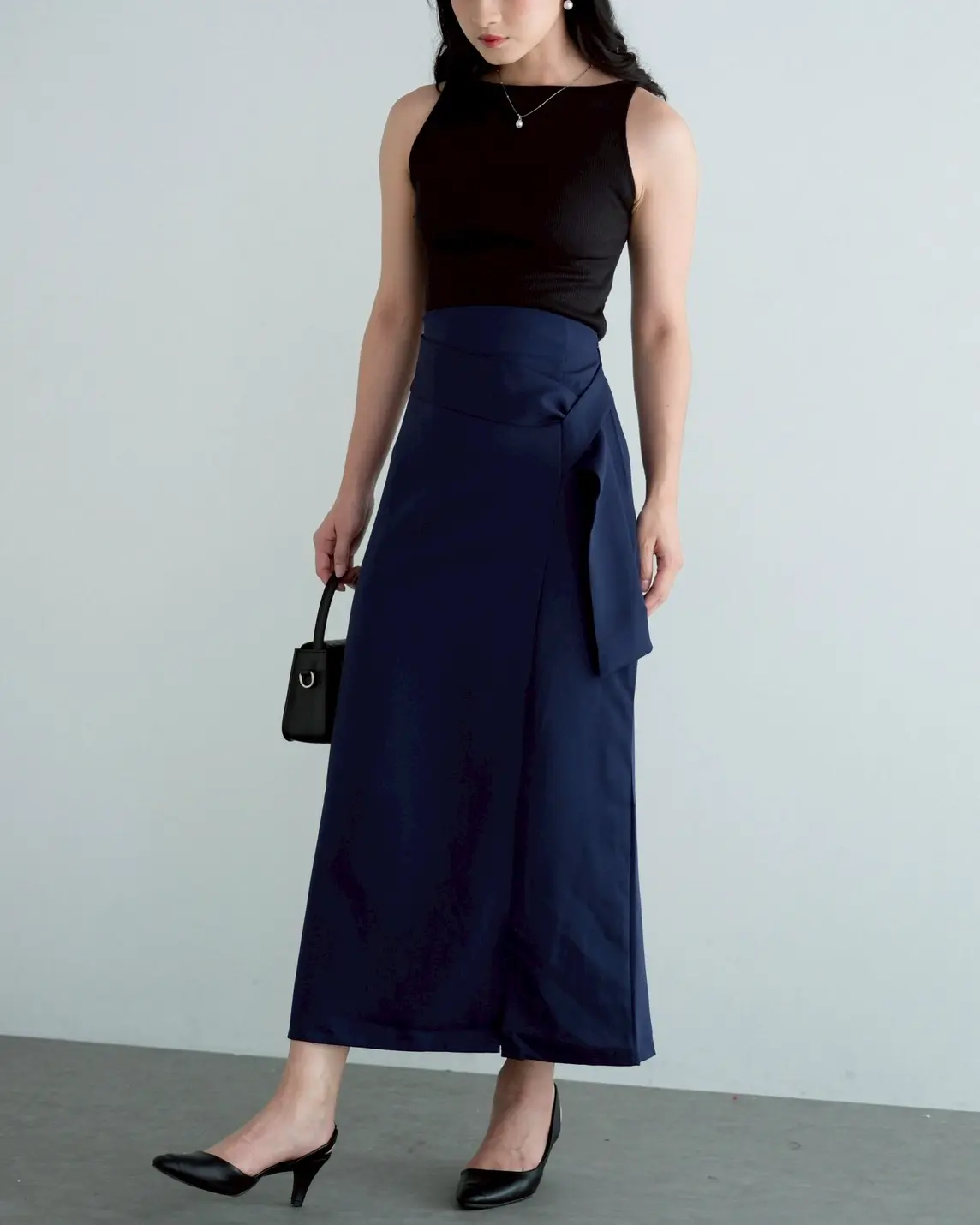 Melanie Skirt Kode V3347 Navy - Image 4