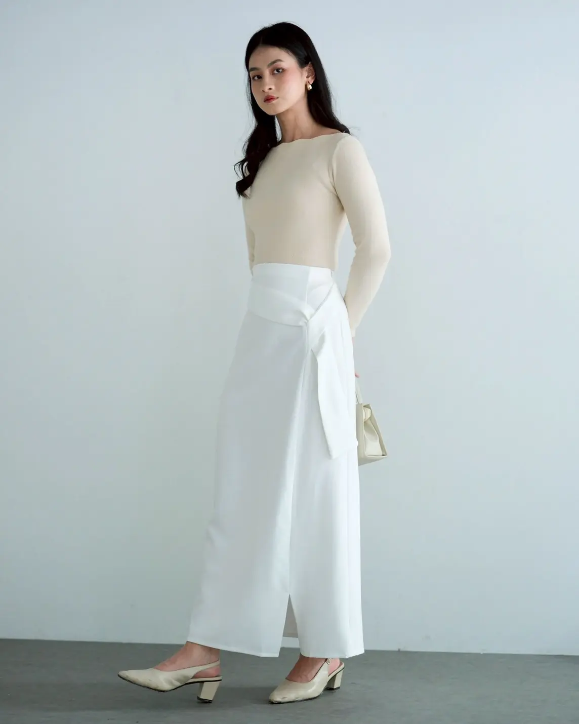 Melanie Skirt Kode V3347 Broken White - Image 6