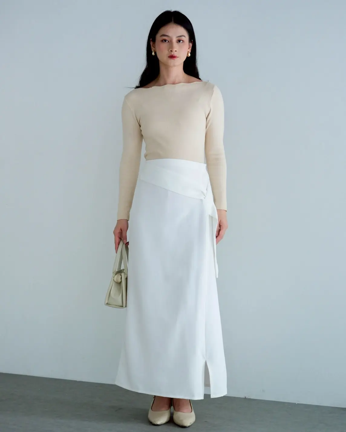 Melanie Skirt Kode V3347 Broken White - Image 2