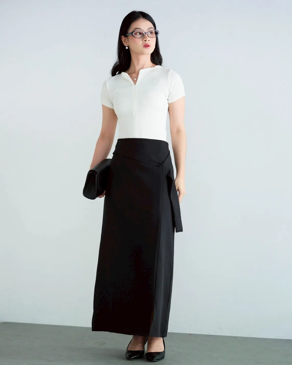 Alternative view of Melanie Skirt Kode V3347 Black