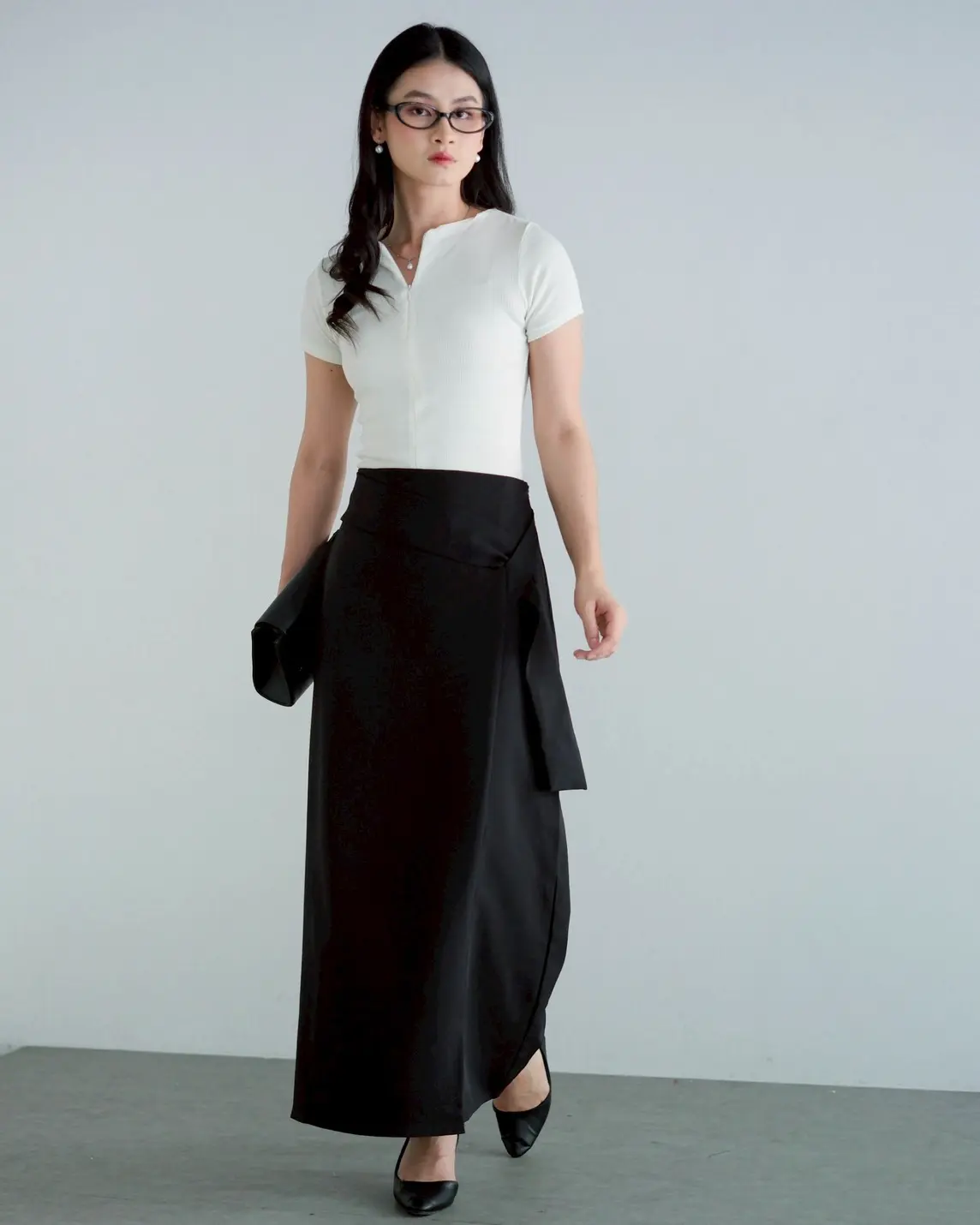 Melanie Skirt Kode V3347 Black - Image 4