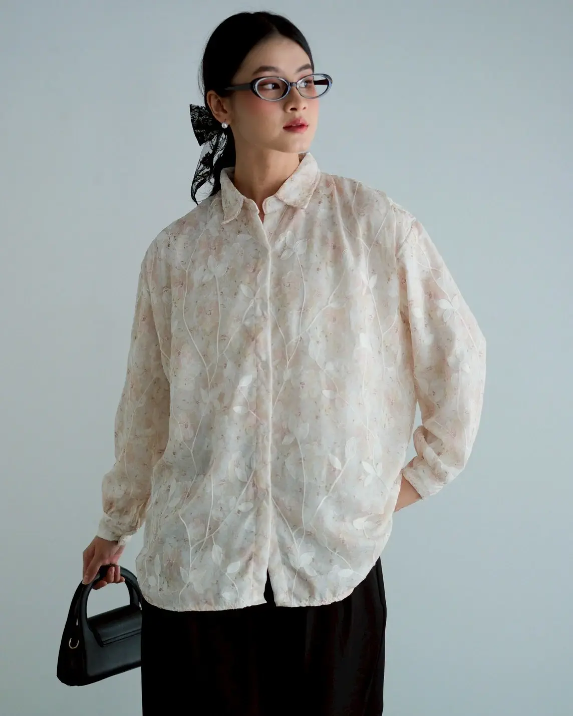 Nevara Shirt Kode Mr 2506 Cream - Image 6