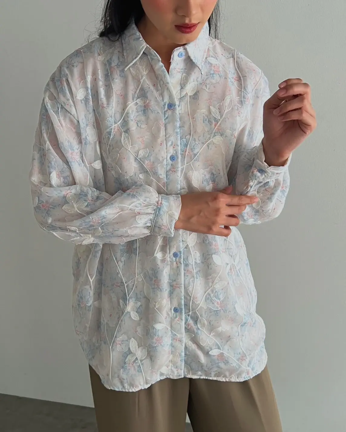 Nevara Shirt Kode Mr 2506 Blue - Image 5