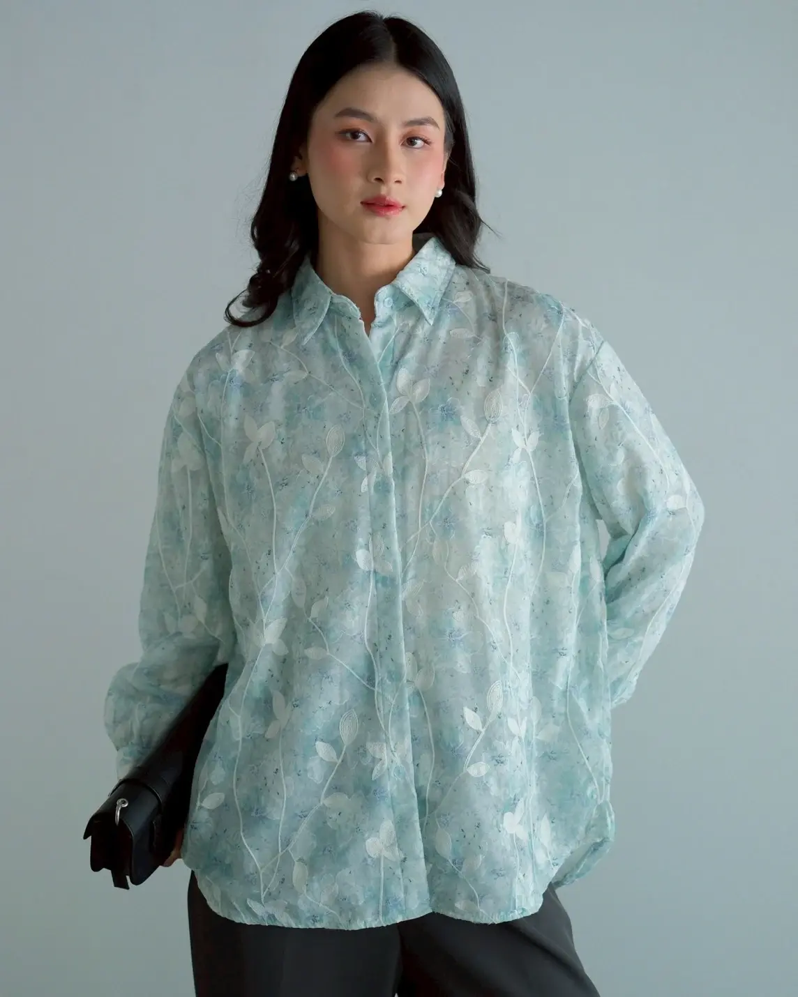 Nevara Shirt Kode Mr 2506 Mint - Image 3