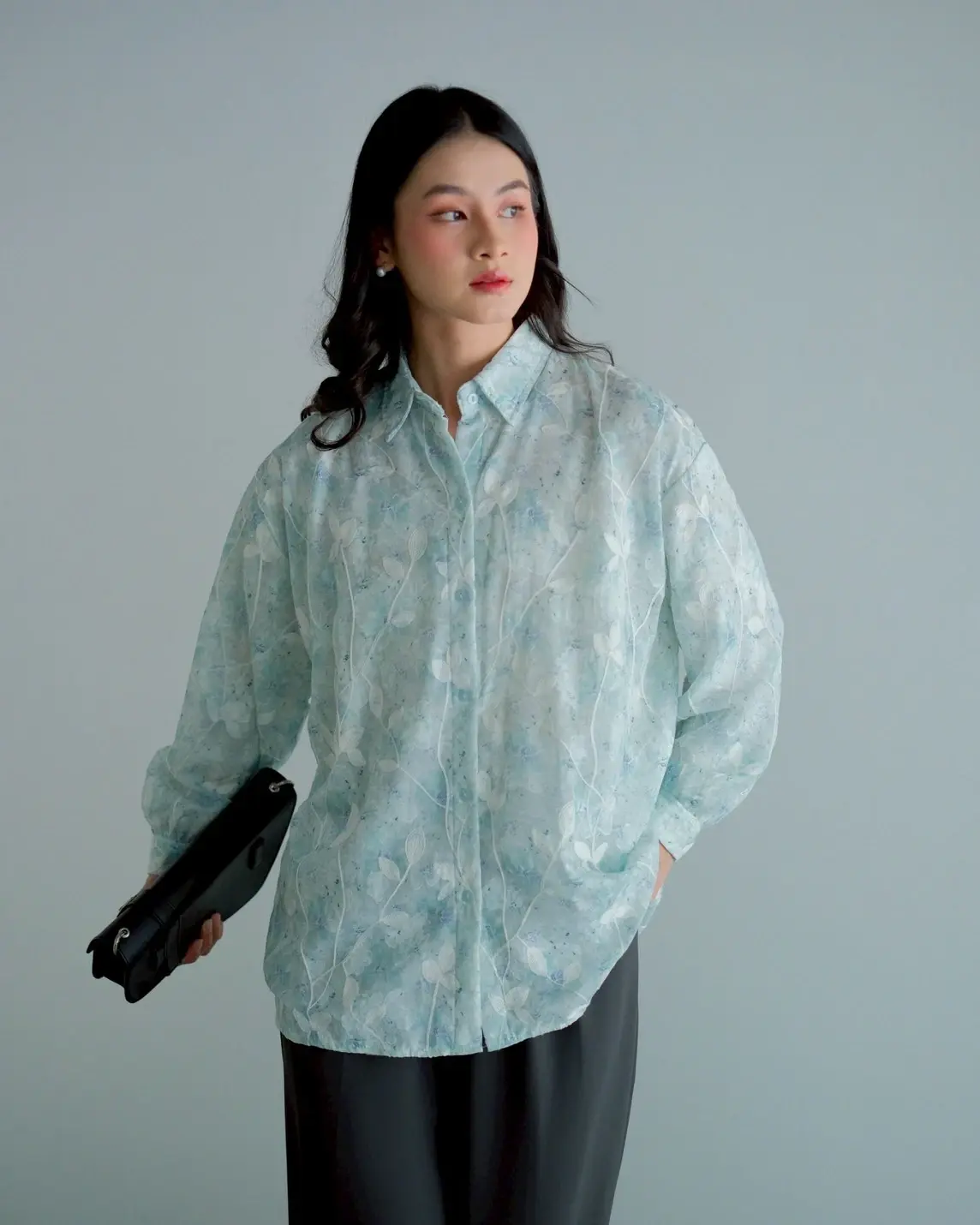 Nevara Shirt Kode Mr 2506 Mint - Image 2
