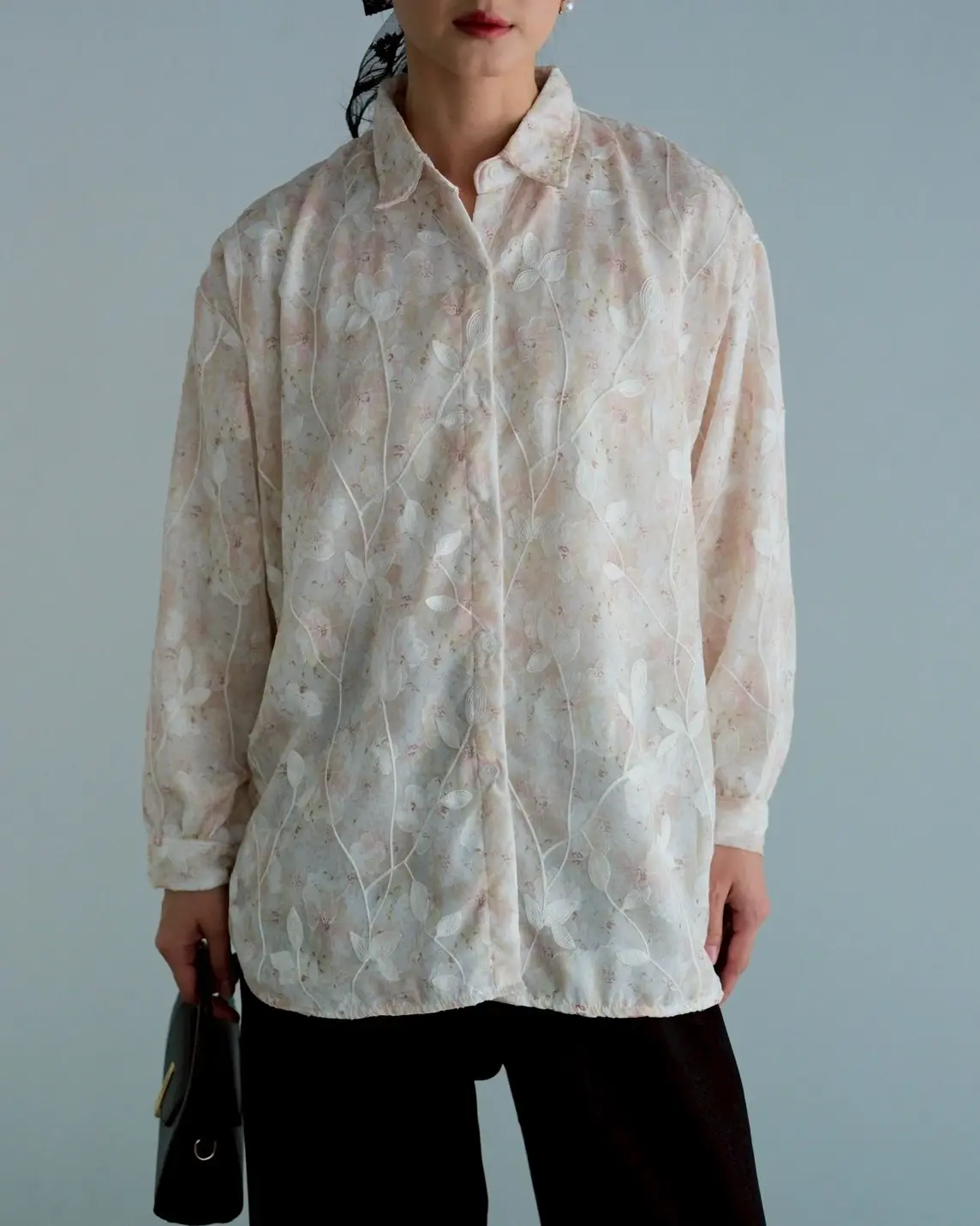 Nevara Shirt Kode Mr 2506 Cream - Image 3