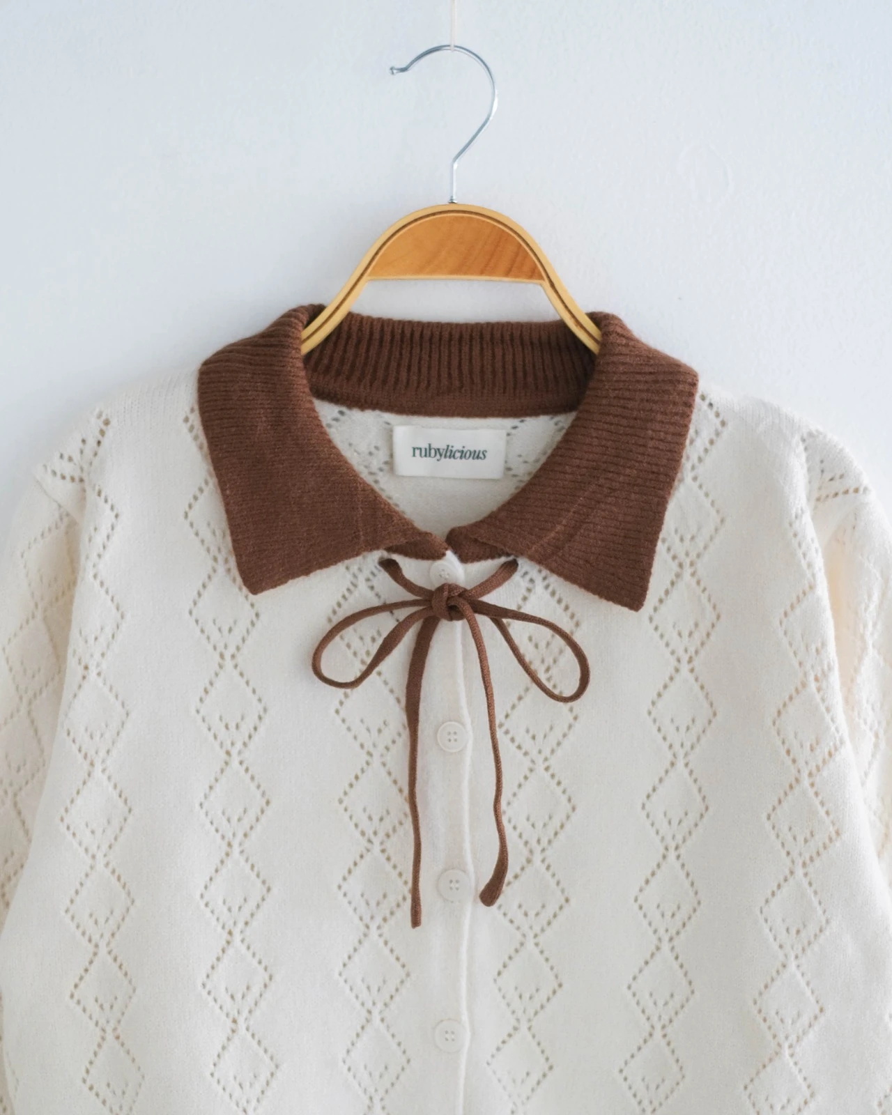 Qareya Cardi Kode 160F Broken White - Image 4