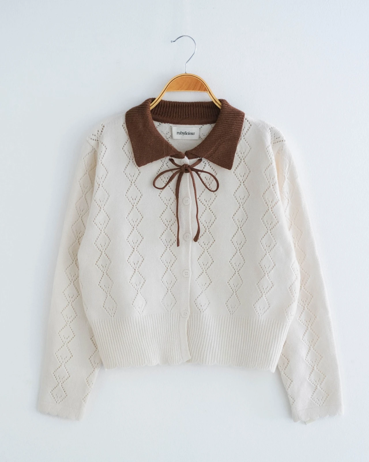 Qareya Cardi Kode 160F Broken White