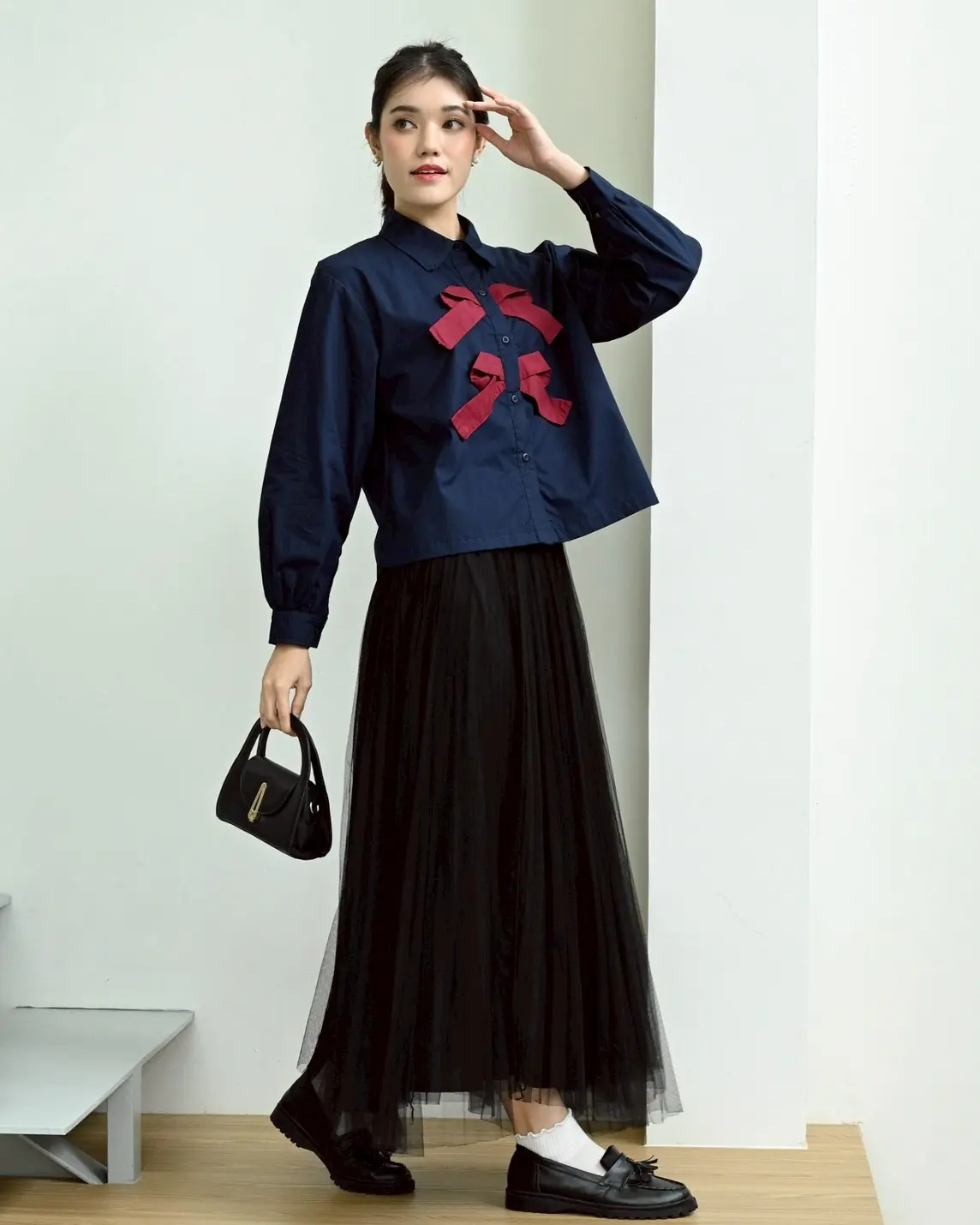Soljin Shirt Midnight Blue
