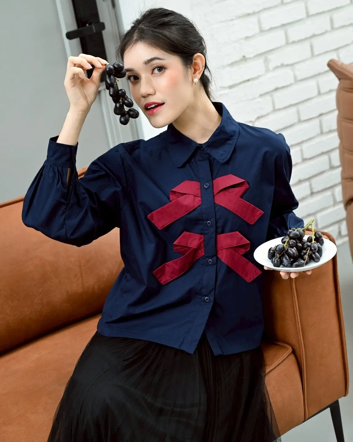 Soljin Shirt Midnight Blue - Image 4