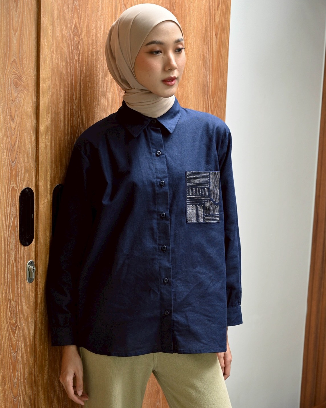 Shiko Shirt Midnight Blue