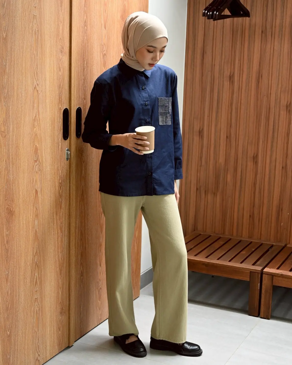 Alternative view of Shiko Shirt Midnight Blue