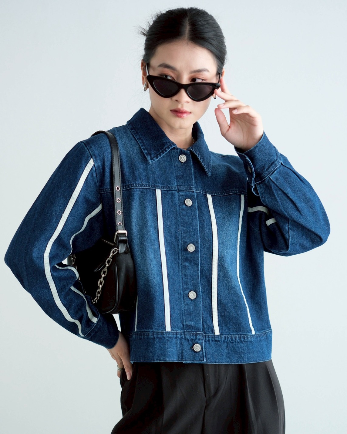 Alternative view of Rean Denim Jacket Dark Blue