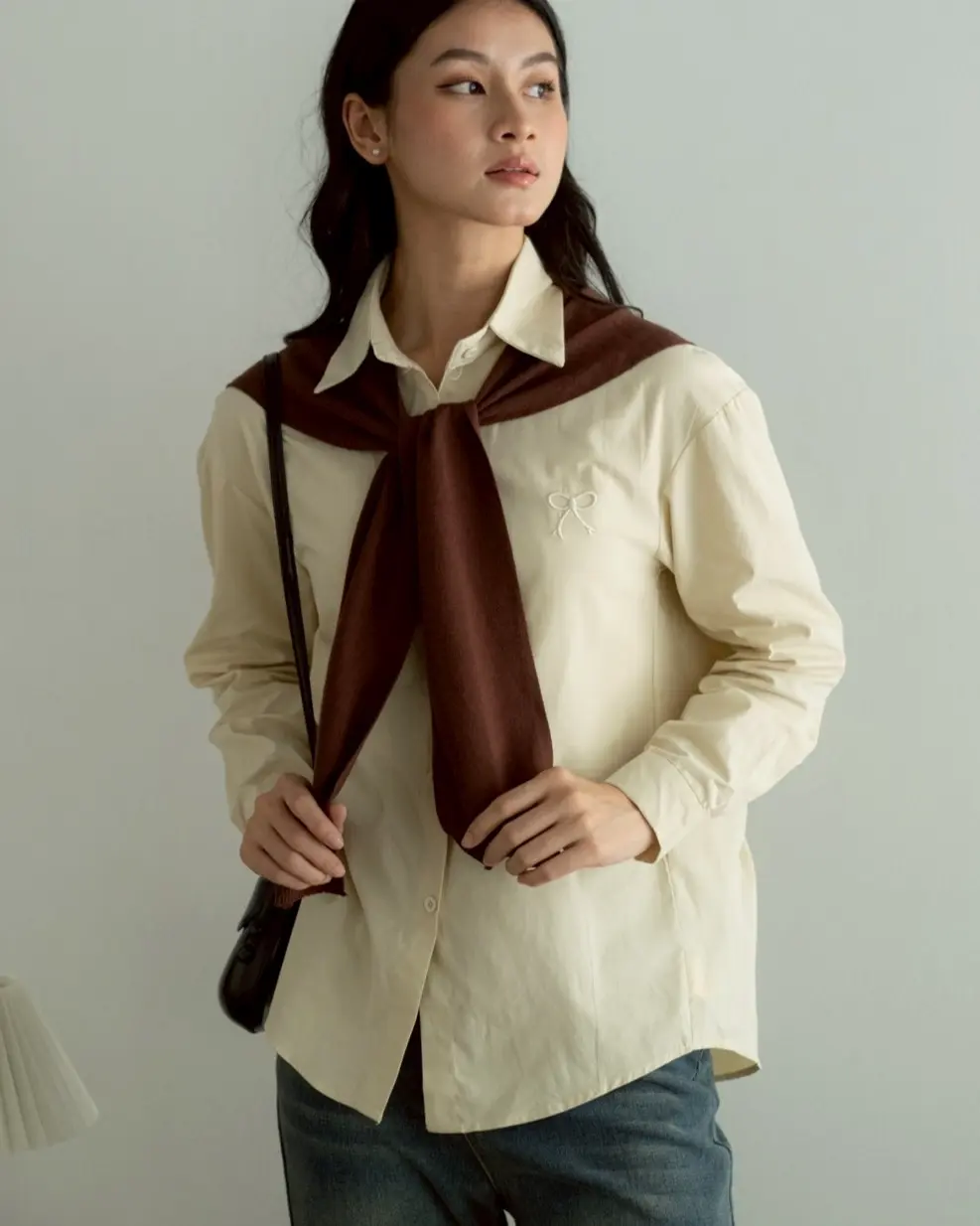 Hielka Shirt Kode 424F Beige - Image 2