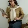 Hielka Shirt Kode 424F Olive - Image 2