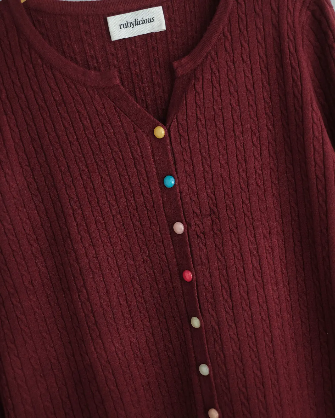 Yozira Cardi Kode 259G Maroon - Image 4
