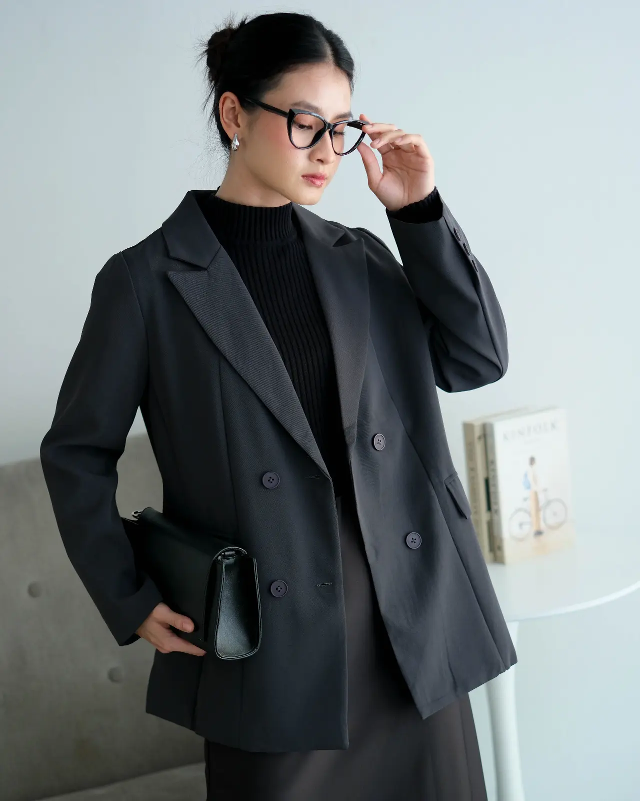 Ferda Blazer Kode 379G Dark Grey - Image 2