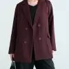 Ferda Blazer Kode 379G Burgundy - Image 3