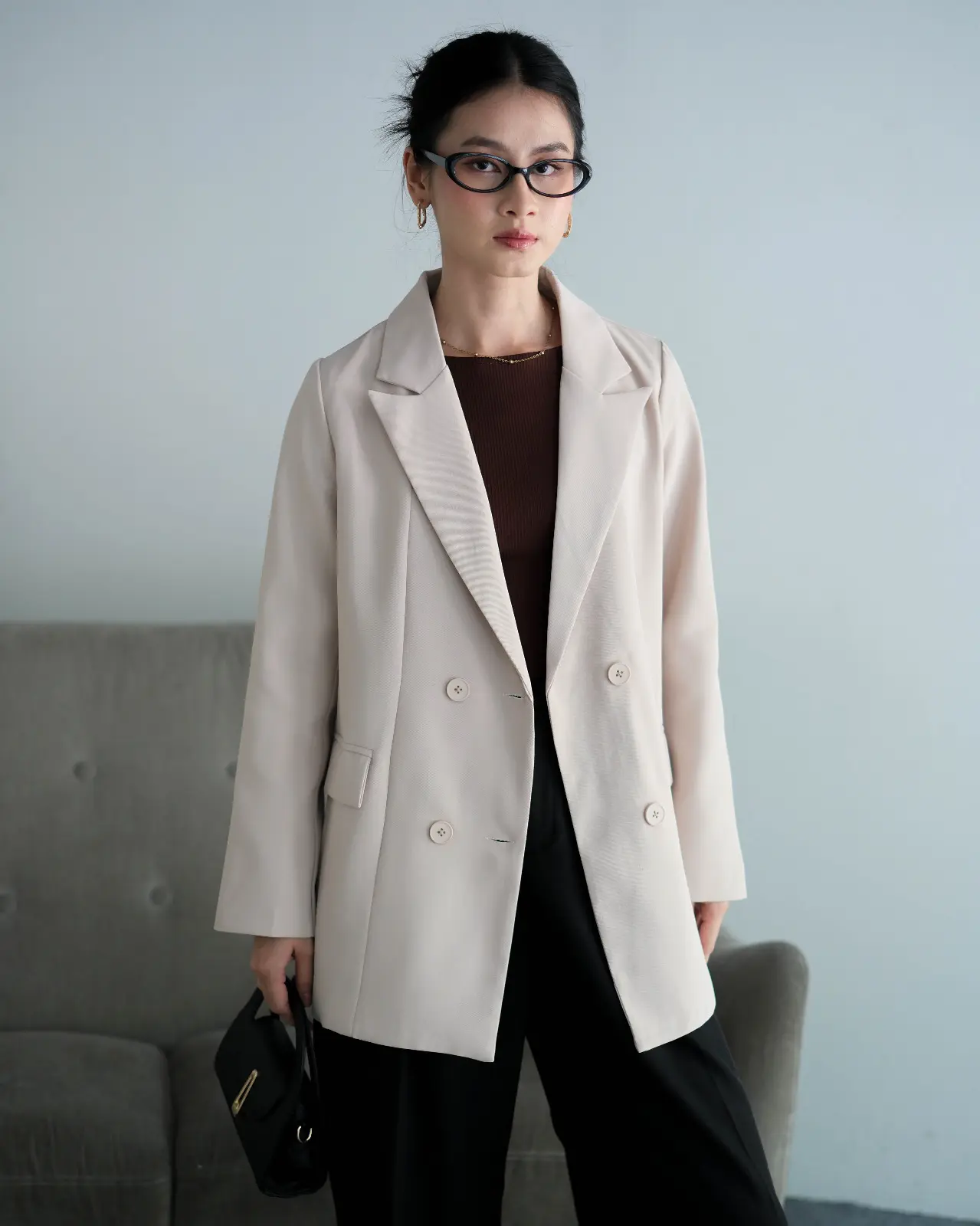 Ferda Blazer Kode 379G Beige