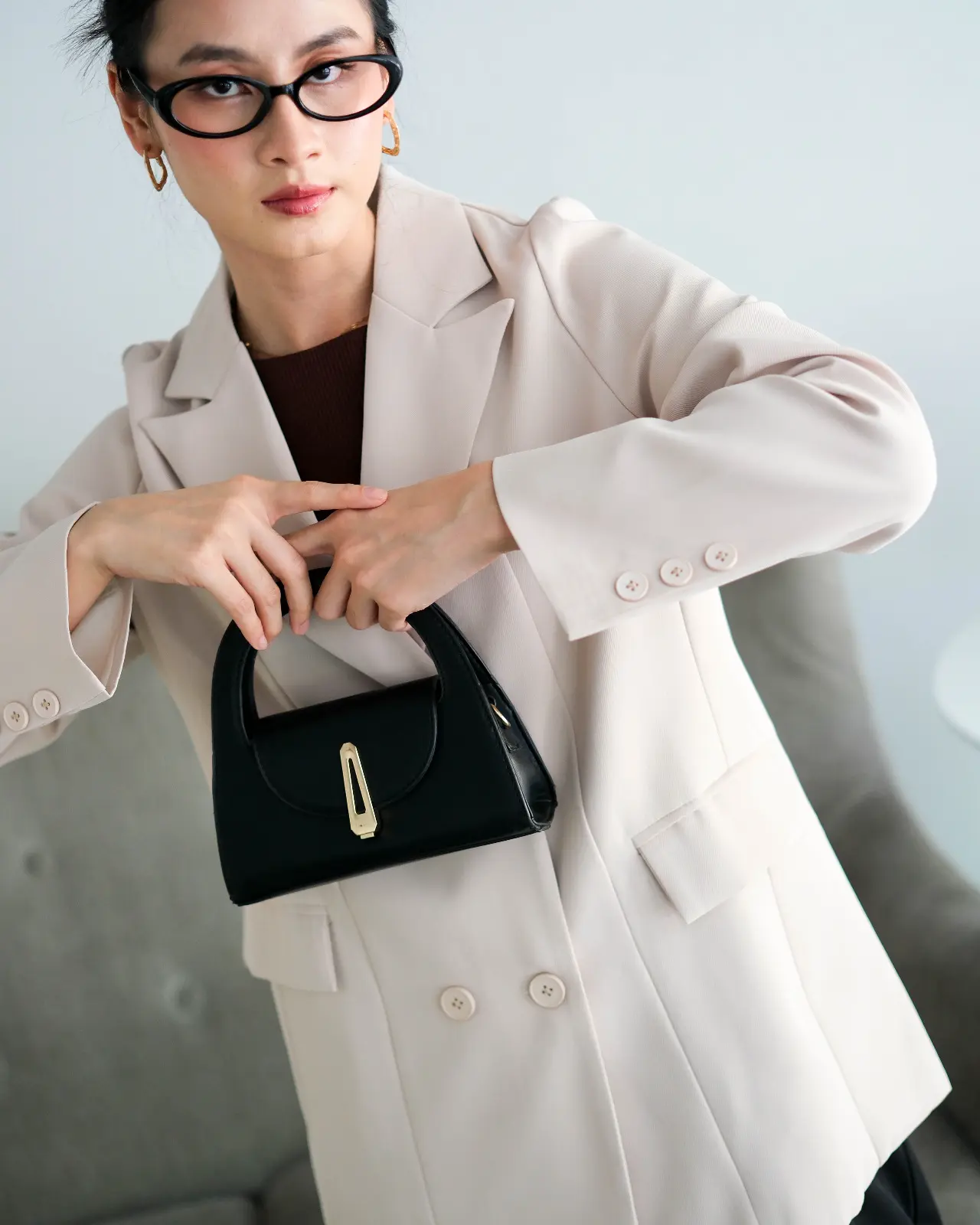 Ferda Blazer Kode 379G Beige - Image 2