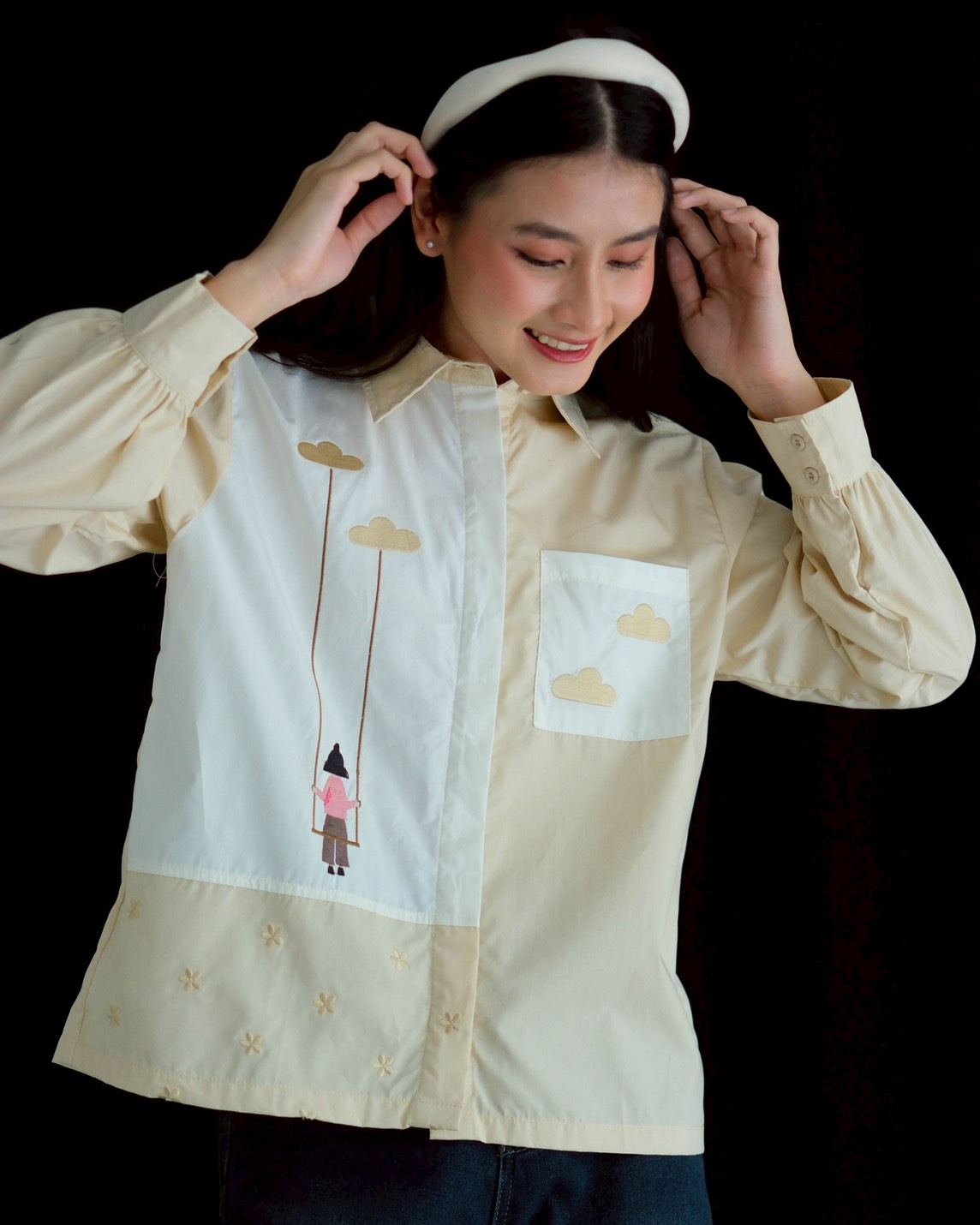 Nolda Shirt Cream - Image 3