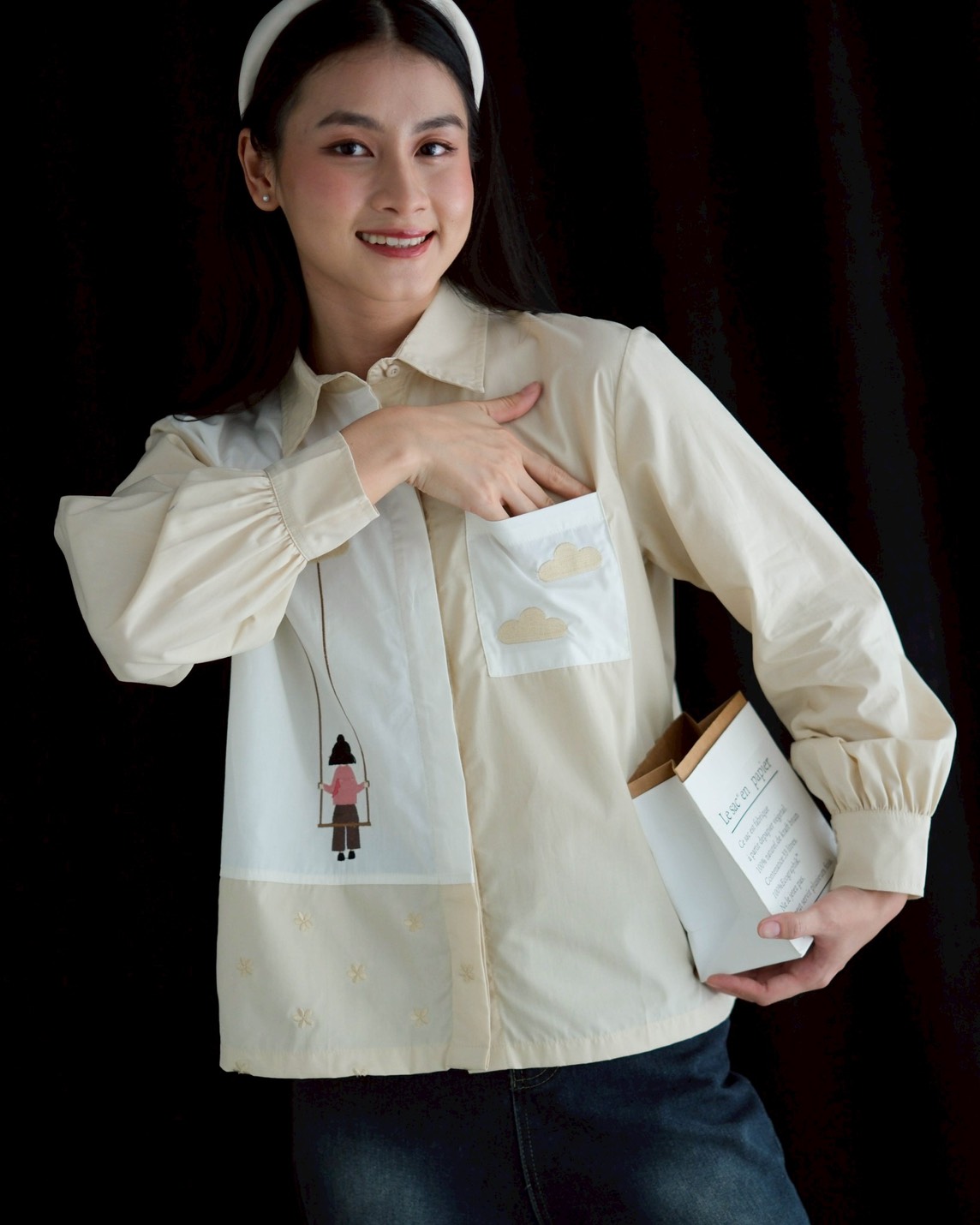 Nolda Shirt Cream - Image 2