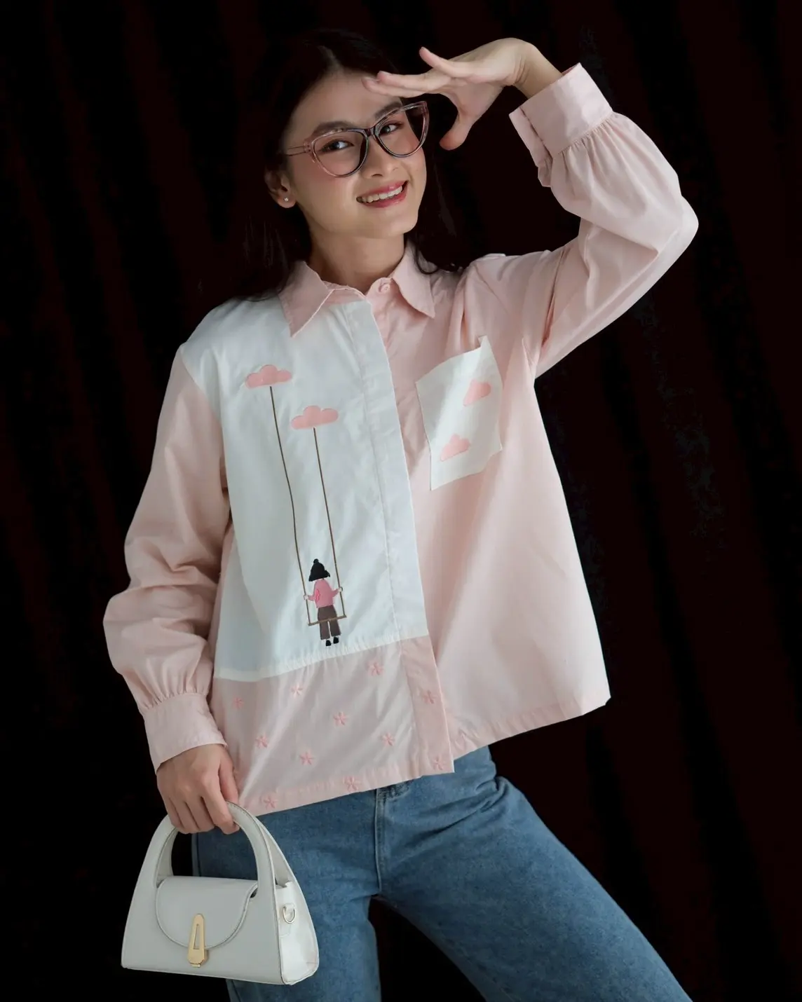 Nolda Shirt Pink - Image 2