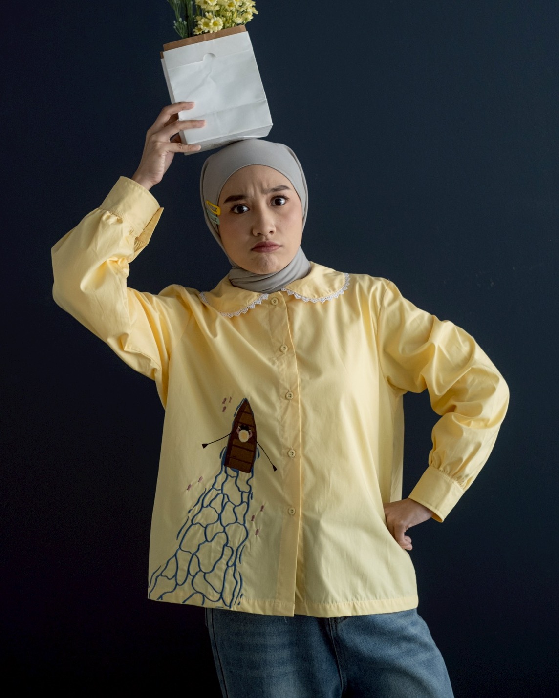 Dipti Shirt Yellow - Image 2