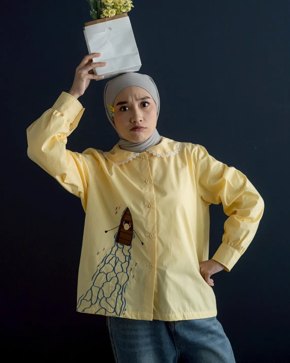 Dipti Shirt Yellow - Image 2