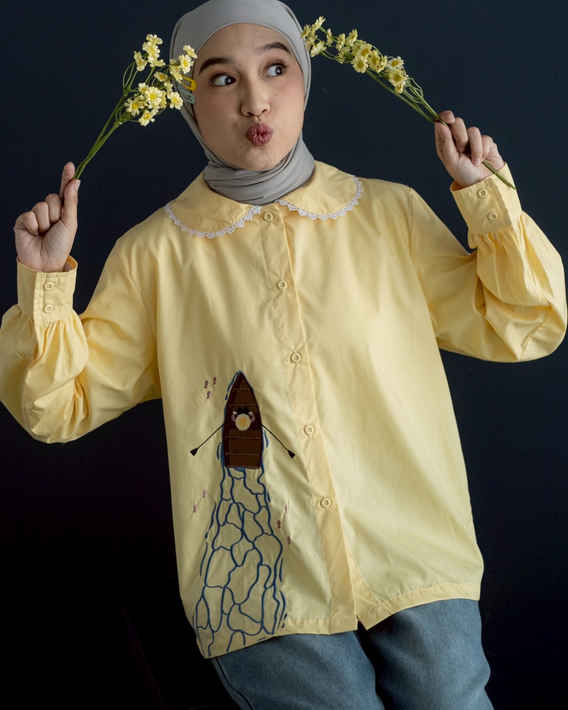 Dipti Shirt Yellow - Image 3