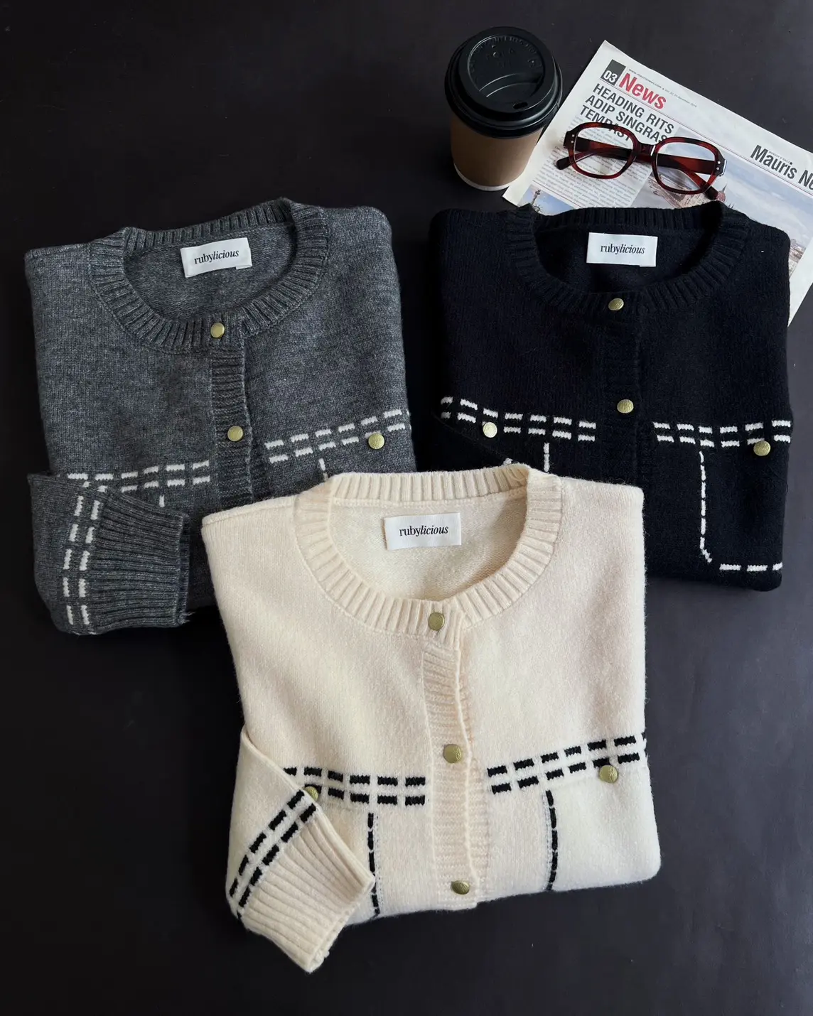 Lenae Cardi Kode 240G Black - Image 3