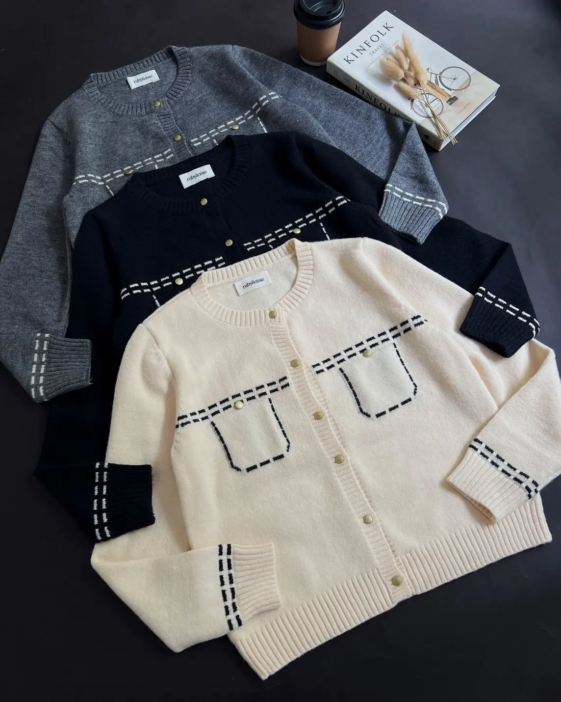 Lenae Cardi Kode 240G Misty Grey - Image 3