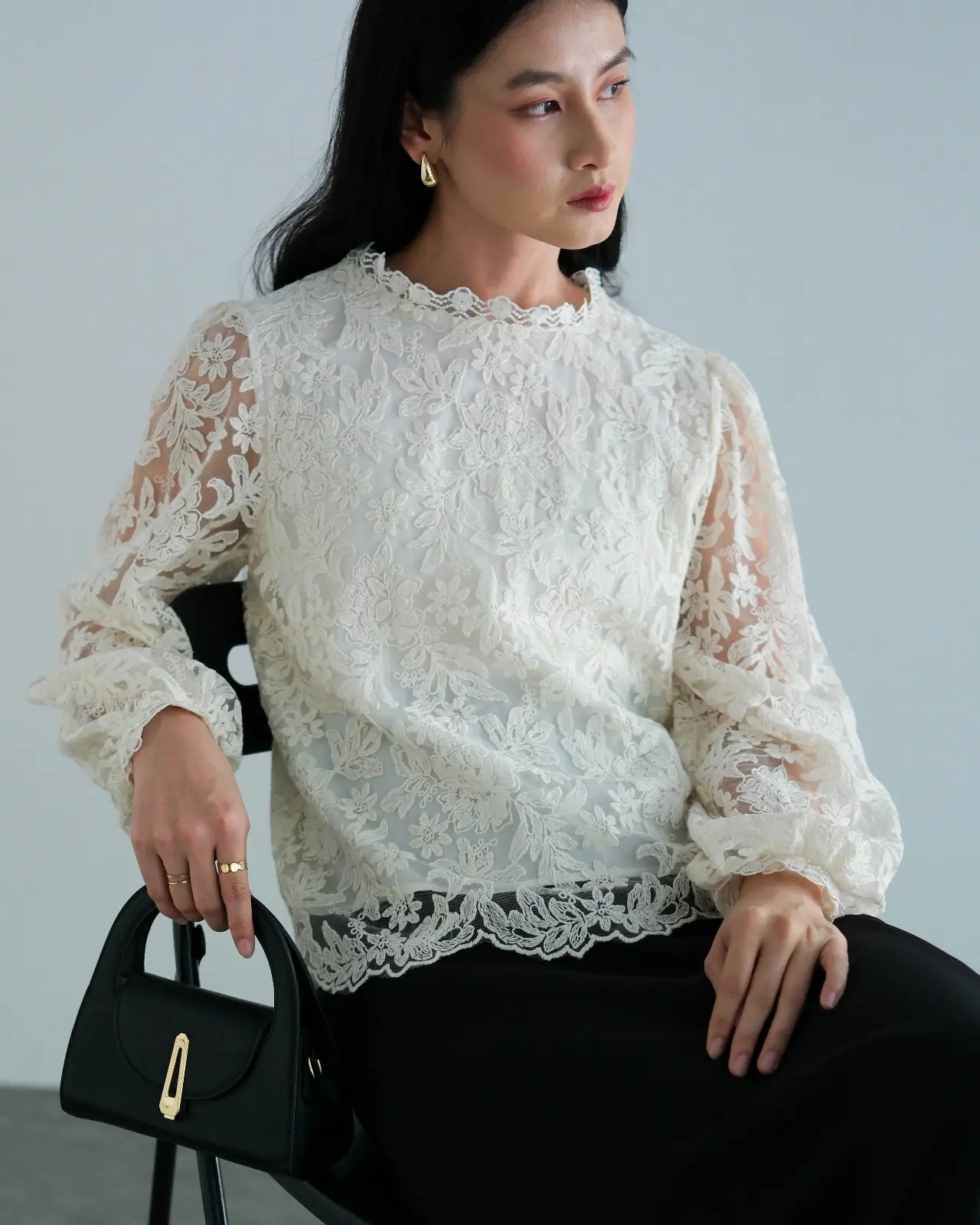 Bayra Longsleeve Kode 286G Ivory - Image 4