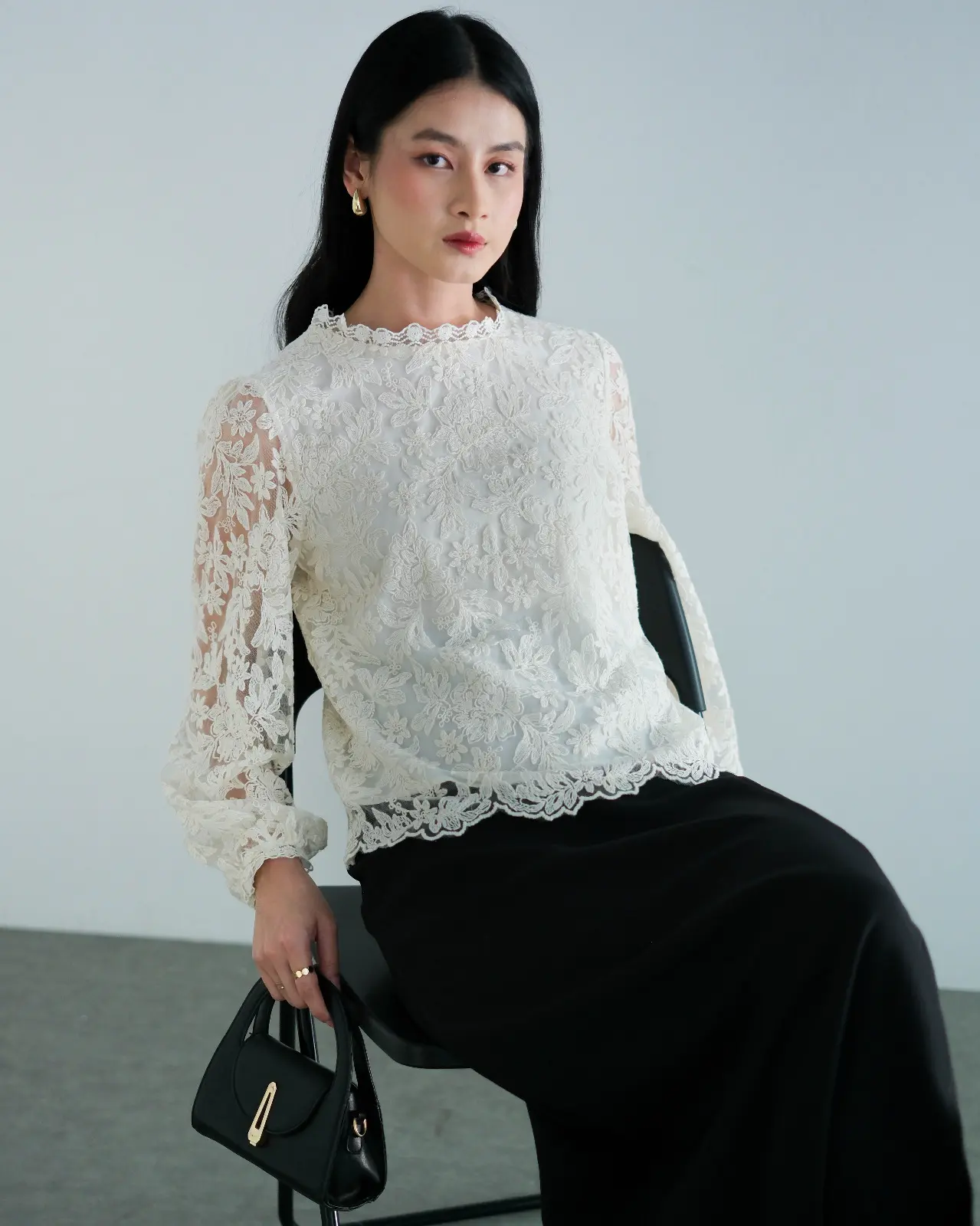 Bayra Longsleeve Kode 286G Ivory - Image 2