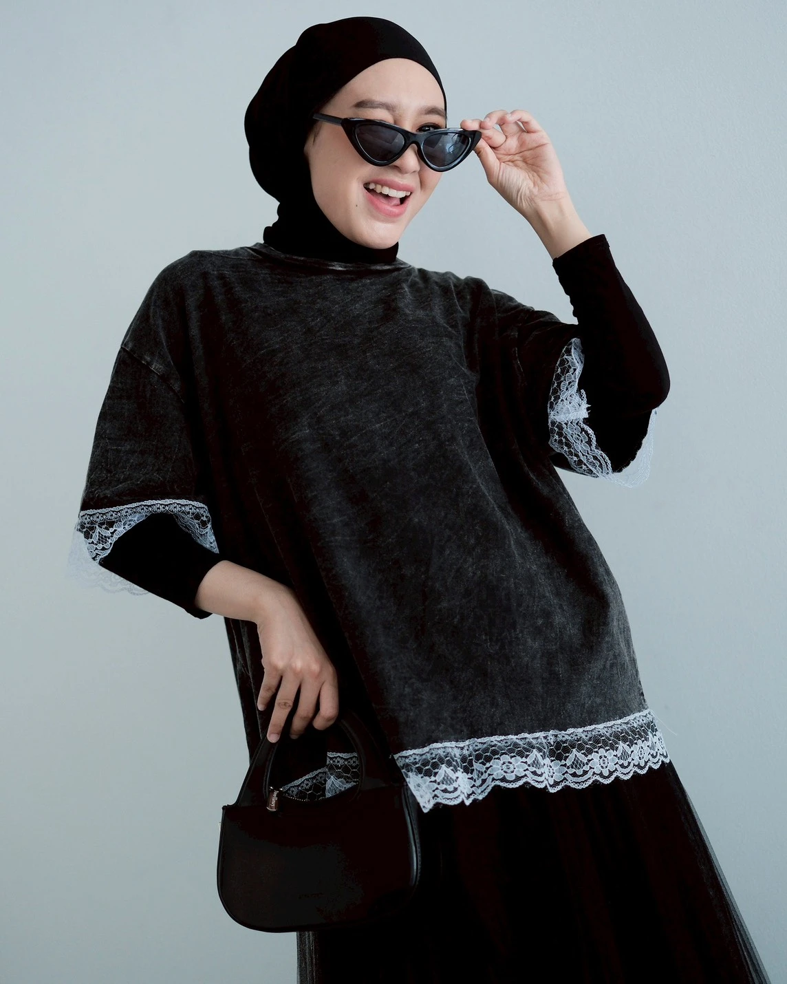 Laciel T-Shirt Misty Black - Image 3