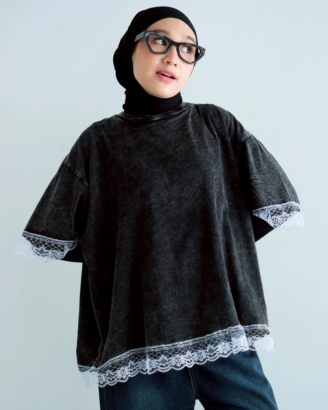 Laciel T-Shirt Misty Black