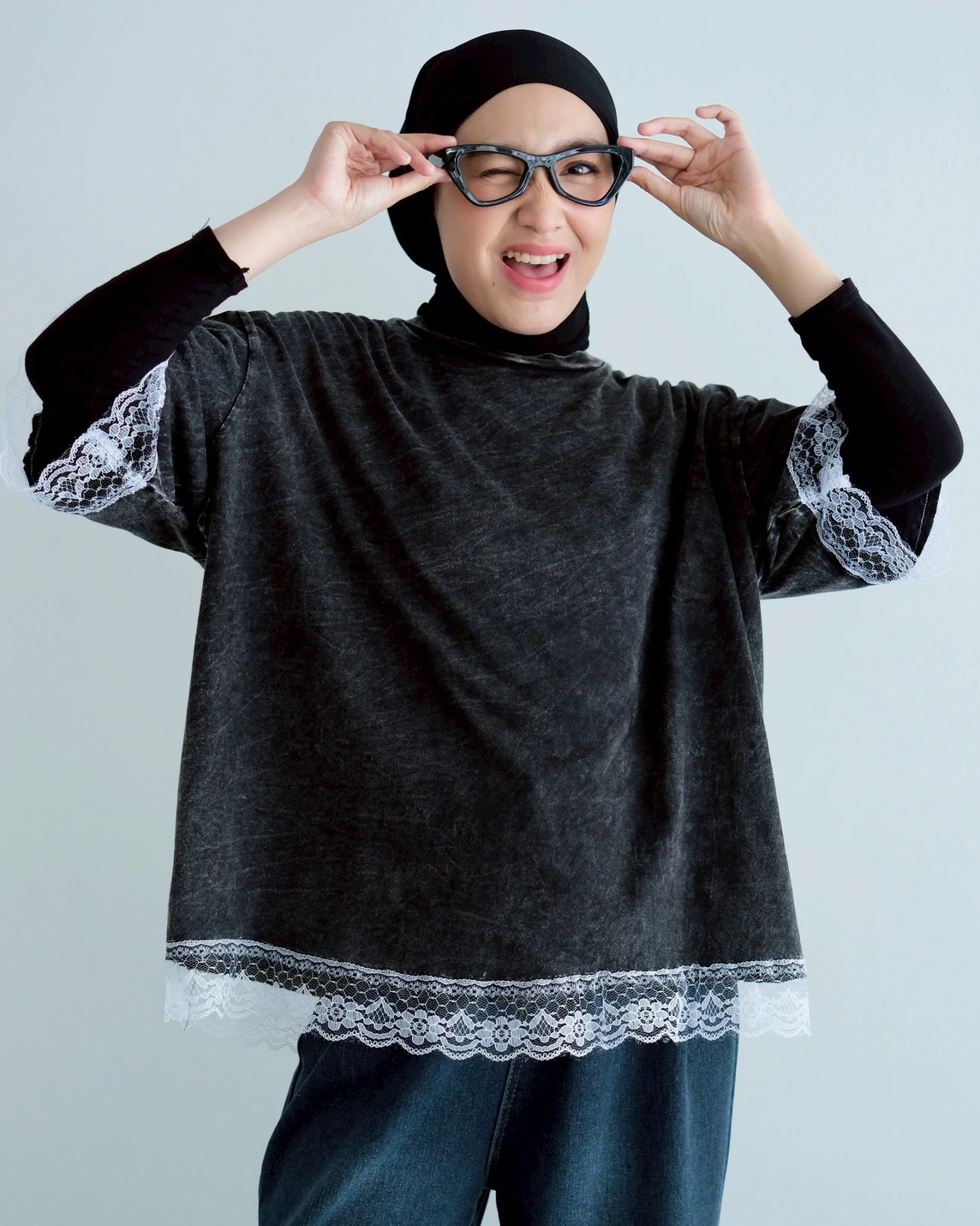 Laciel T-Shirt Misty Black - Image 4