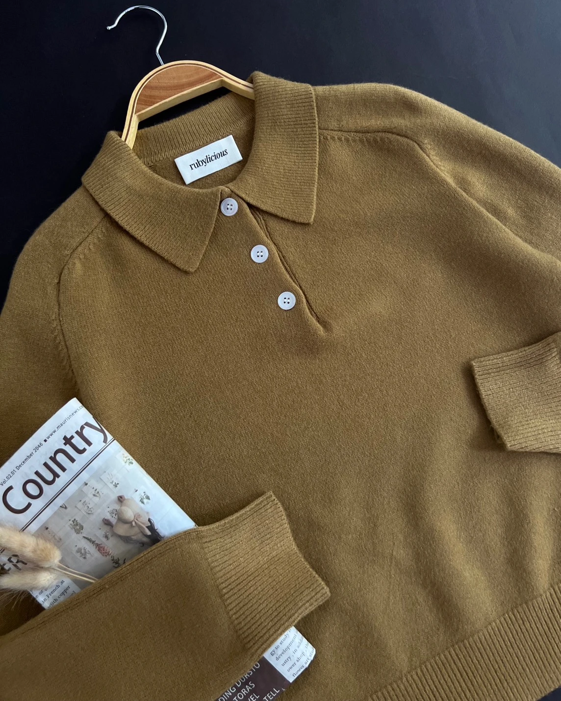 Faelyn Longsleeve Kode 266G Cinnamon - Image 2