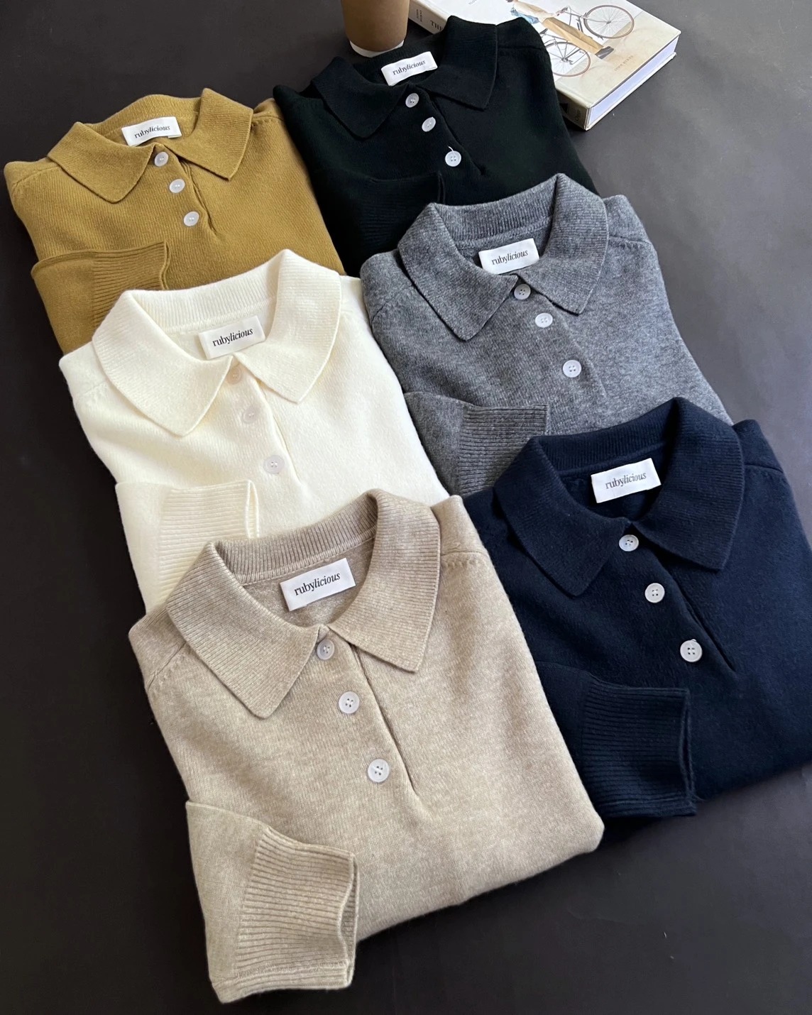 Faelyn Longsleeve Kode 266G Navy - Image 3