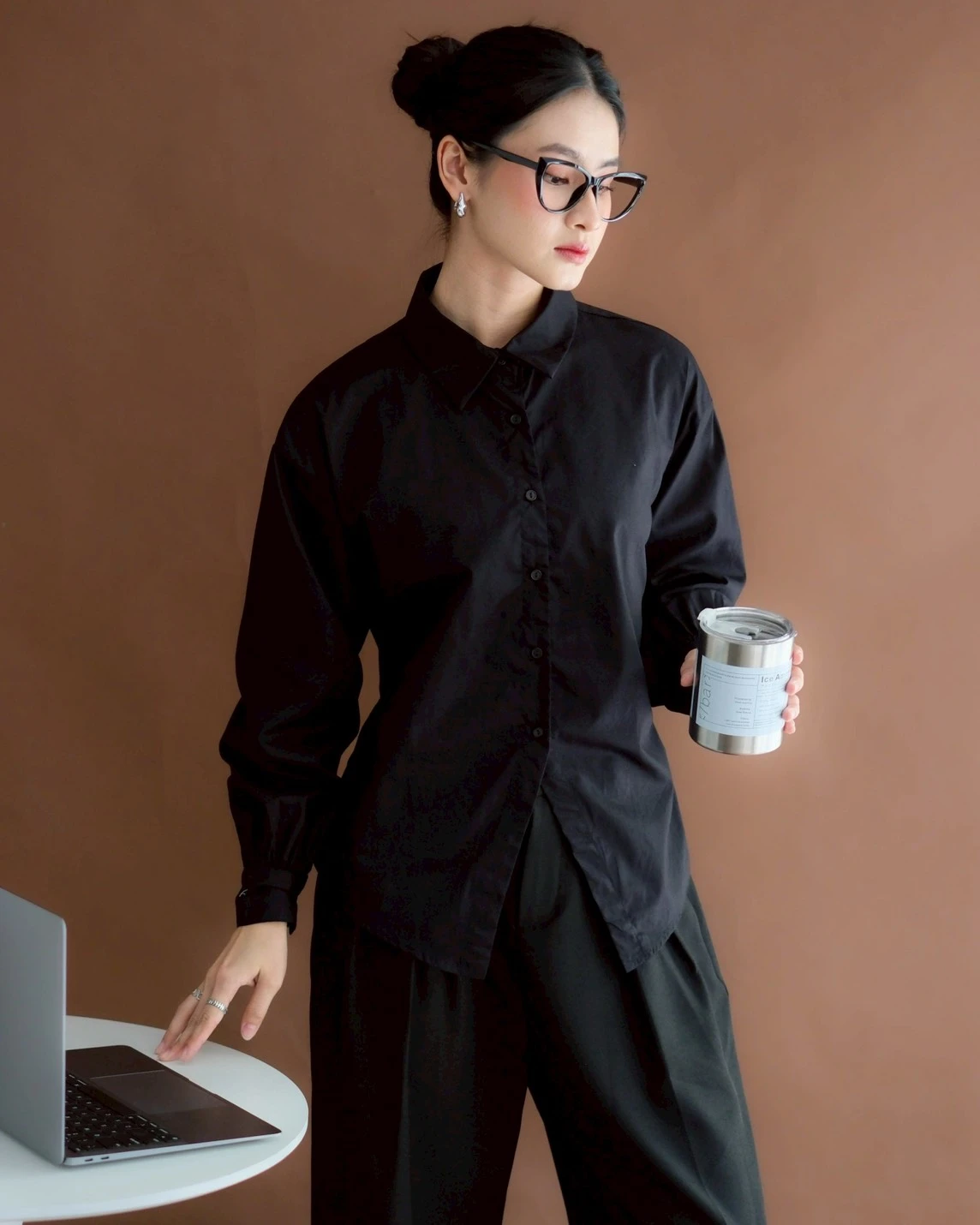 Adima Shirt Kode 20346 Black - Image 2