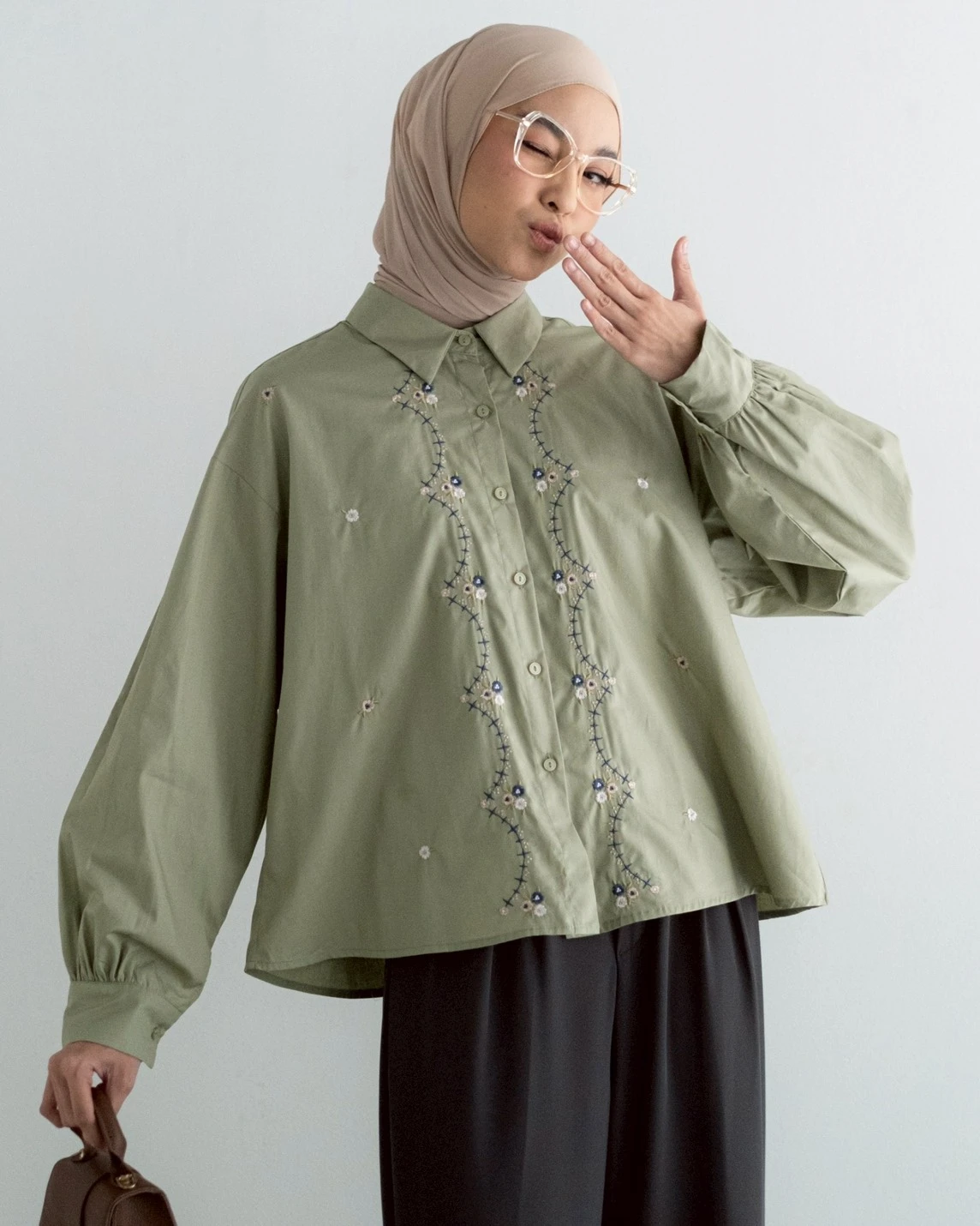 Vinn Shirt Kode 20340 Sage - Image 2